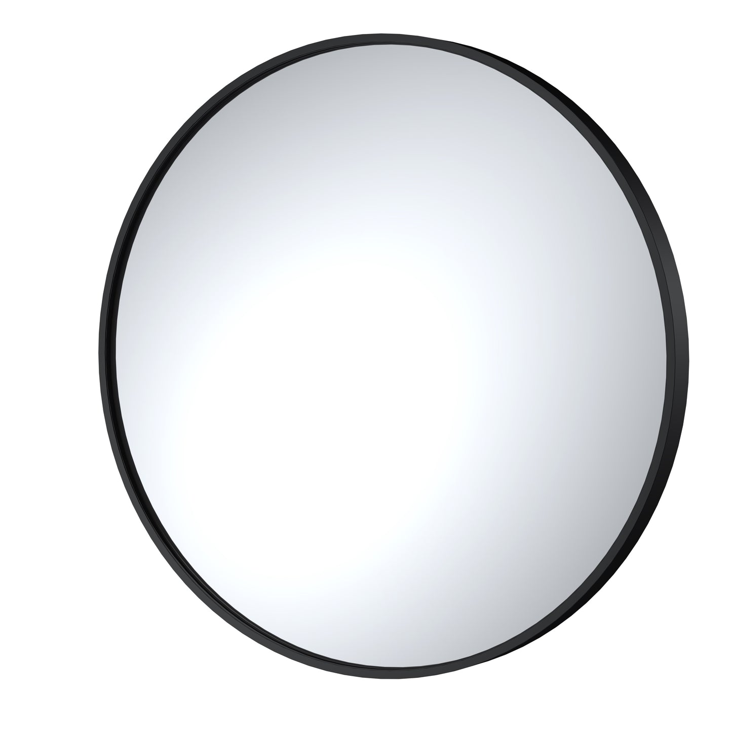 Black Frame Recessed Mirror - 800mm