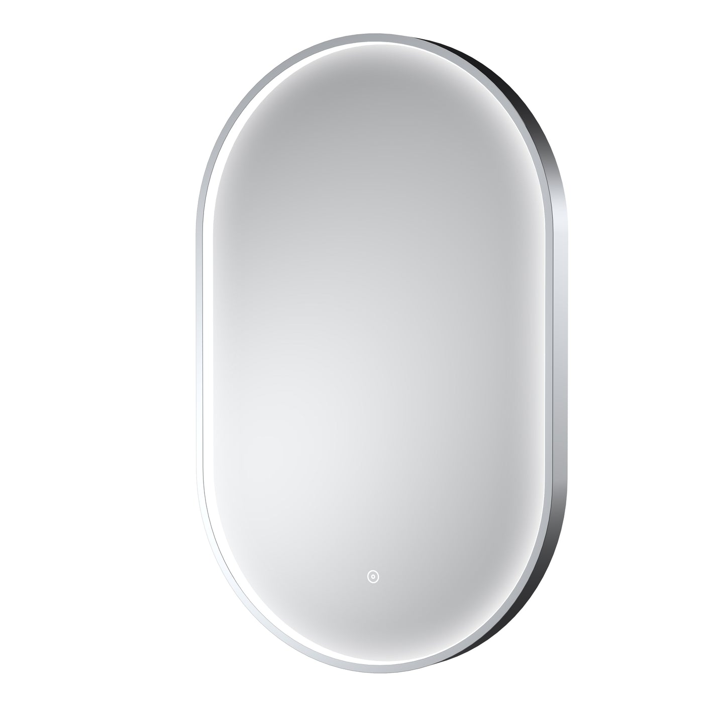 Columba Polished Chrome Inset Frame LED Mirror - 800 x 500mm