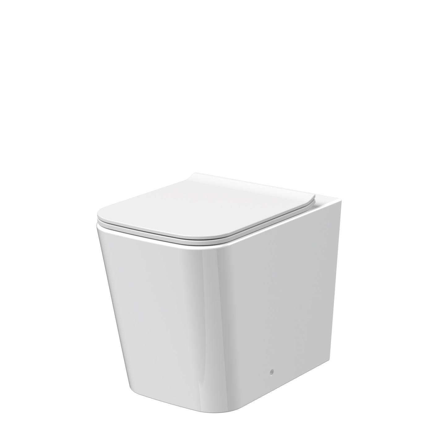 Hosta Rimless BTW Pan & Soft Close Seat - White