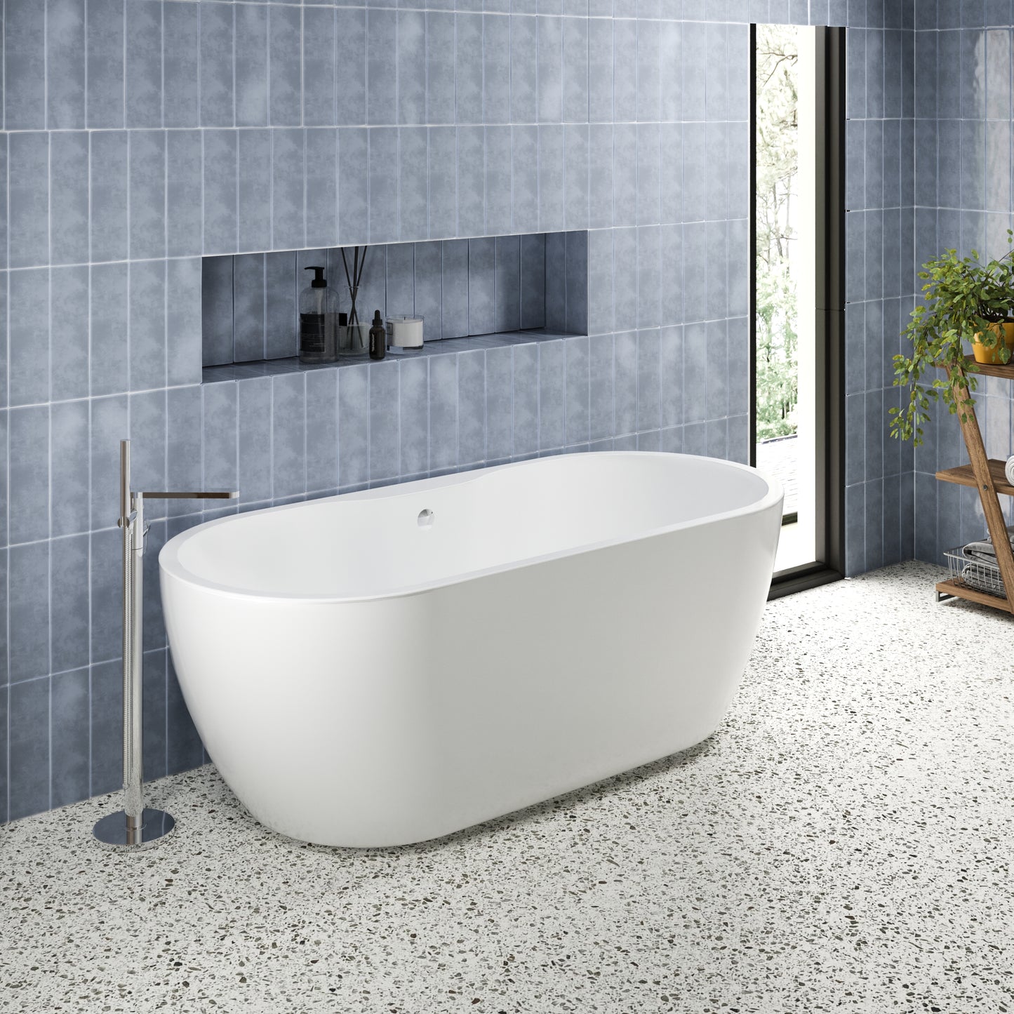 Continuum Boat Freestanding Bath by Nuie