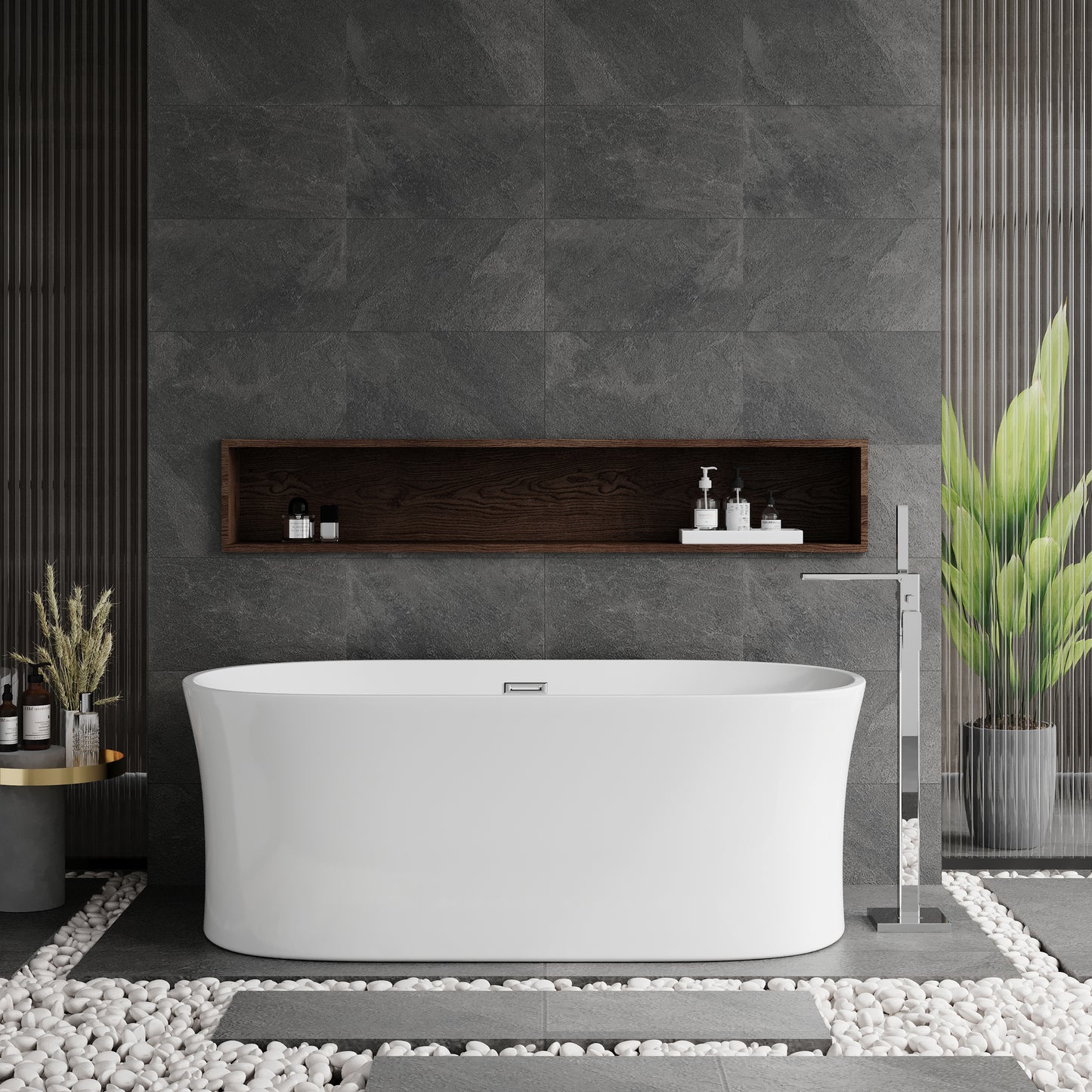 Solstice Oval Freestanding Bath by Nuie