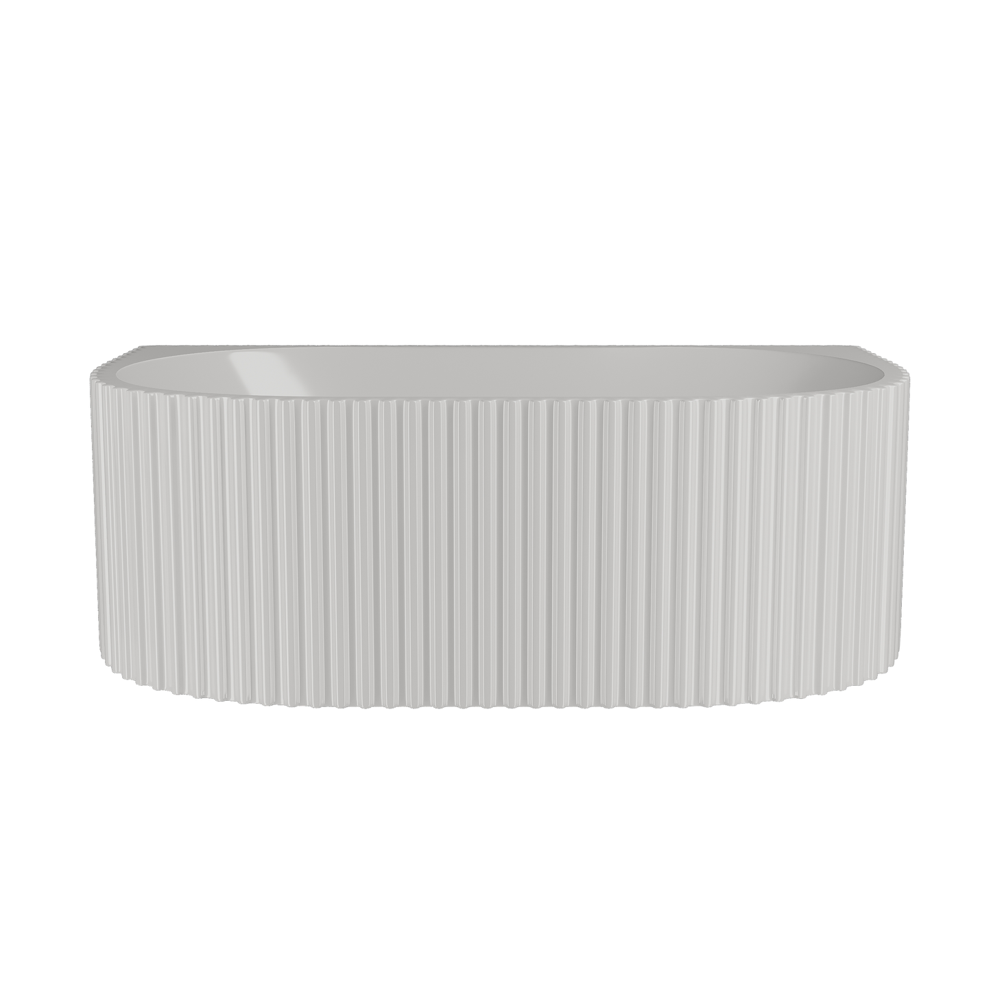 Interval Back to Wall Freestanding Bath by Nuie