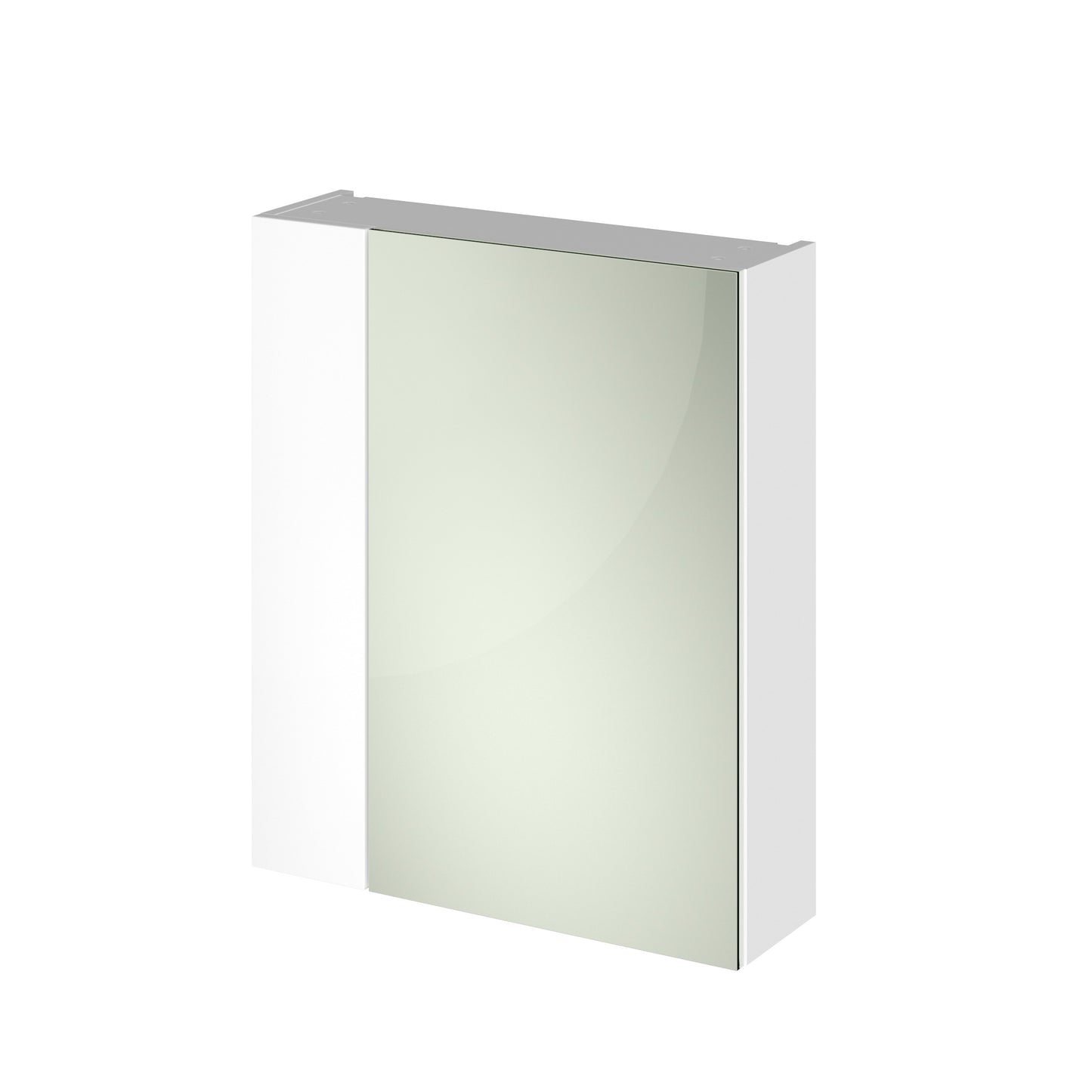 Fitted Wall Hung 2 Door Mirror Unit (75/25) 600mm