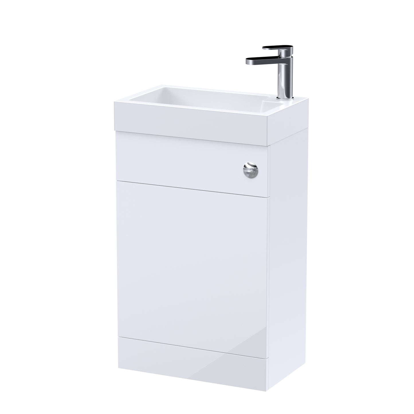 Nuie Athena 500mm Floor Standing 2 in 1 Basin Unit Including Cabinet and Basin