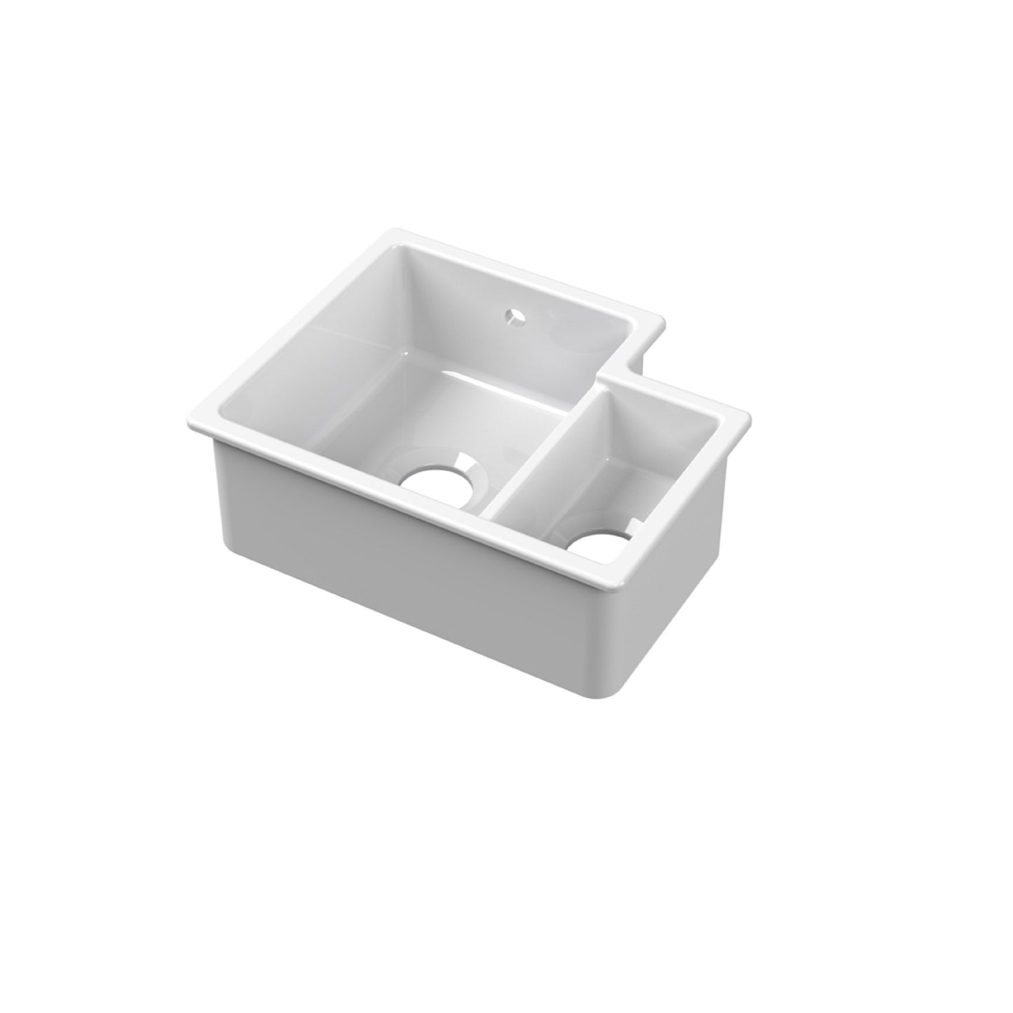 Inset Sink C/W 1.5 Bowl 549mm x 441mm x 195mm LH