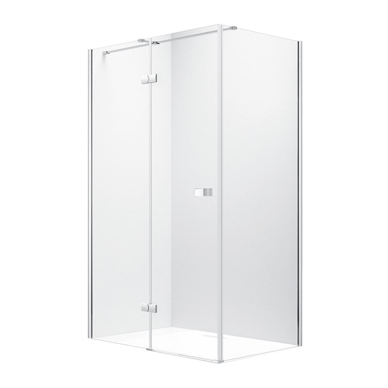 Stella 8 Single Door Chrome Shower Enclosure by Synergy
