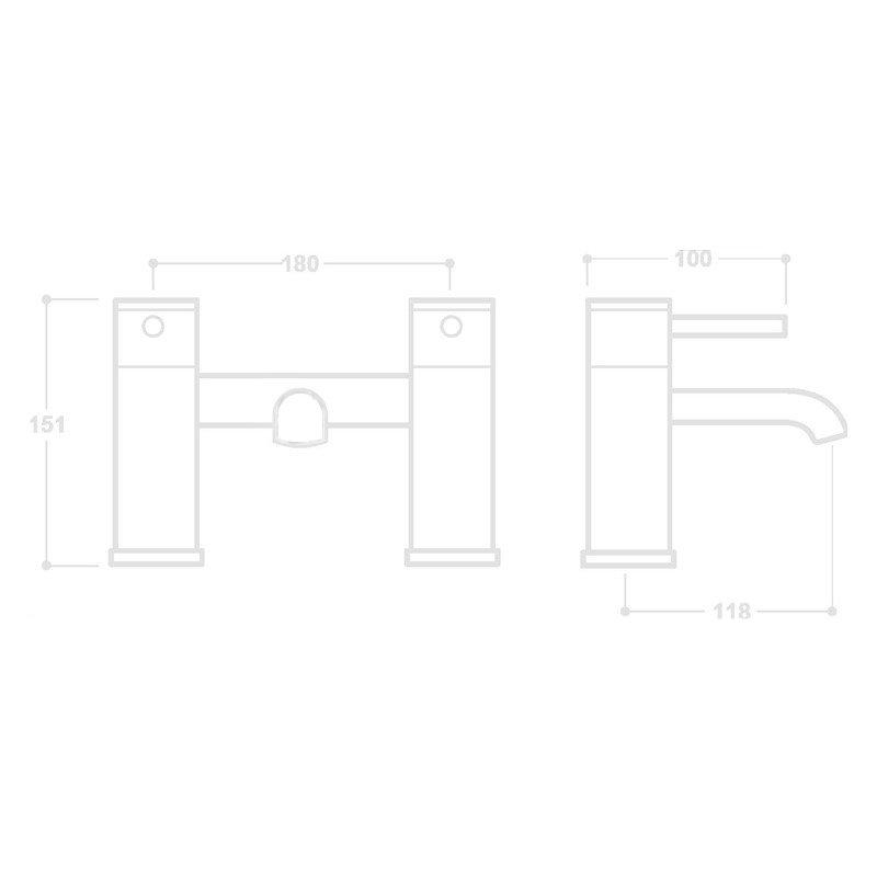 Studio G Black Bath Filler by Synergy