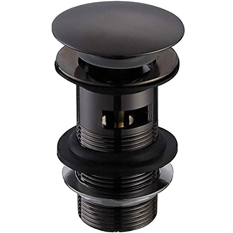 Synergy Black Klik Klak Slotted Basin Waste (SY-EW04BK)