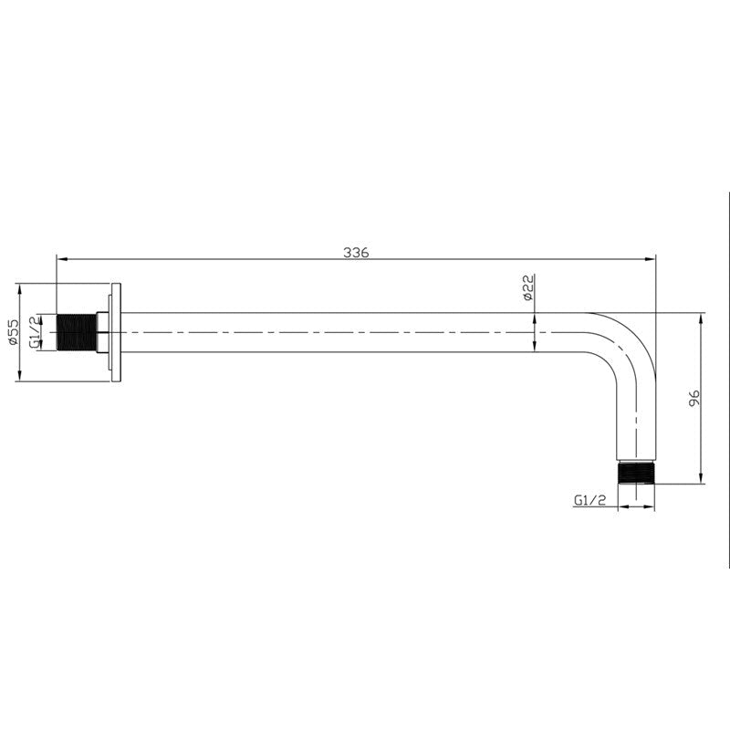 Synergy Lagan Concealed Shower Set (SY-CVZ10BB & SY-SA01BB & SY-SHP32BB & SY-SR02BB & SY-WE01BB)