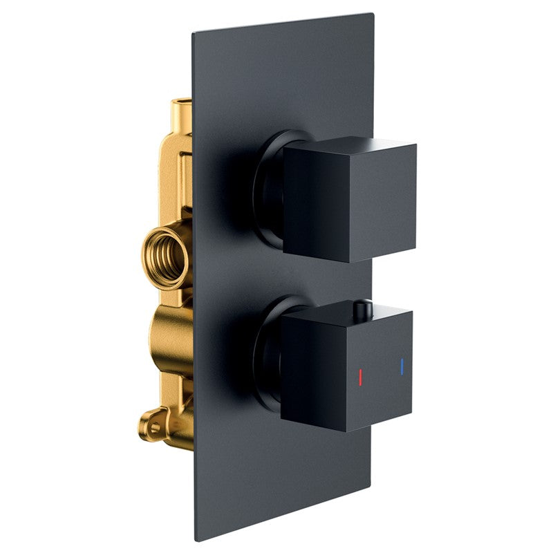Synergy Lea Concealed Shower Set (SY-CVQ02K & SY-SA02K & SY-SHD2525BK)