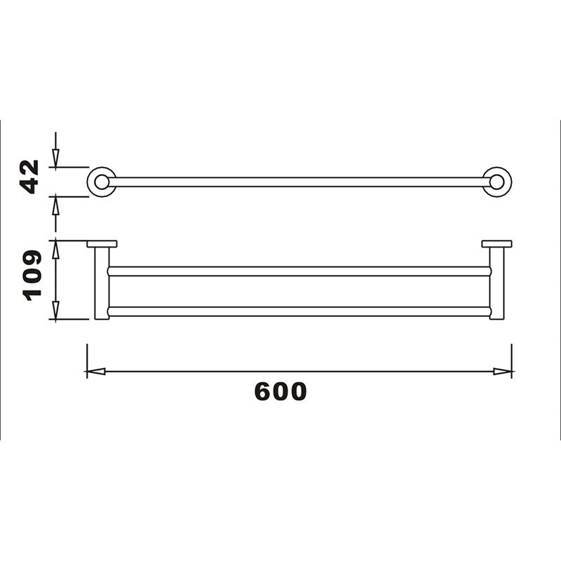 Synergy Rigel Double Towel Bar (237AFB40)