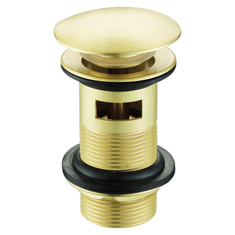 Synergy Brushed Brass Klik Klak Unslotted Basin Waste Copy (SY-EW04BB)