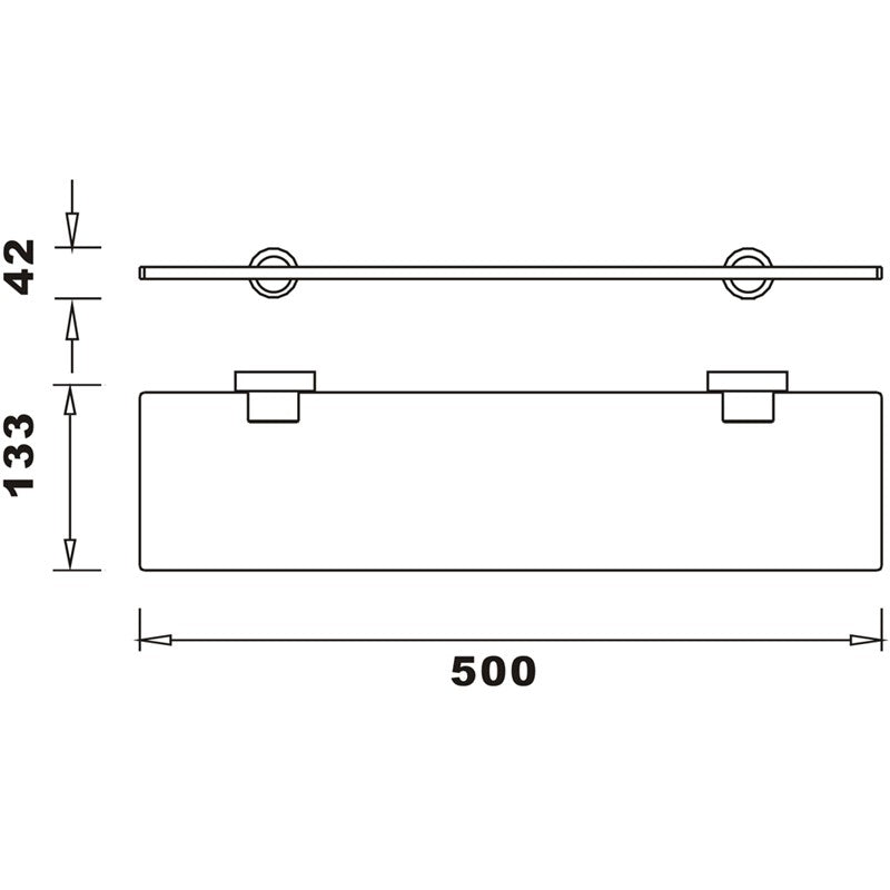 Synergy Rigel Glass Shelf (237AFB42)