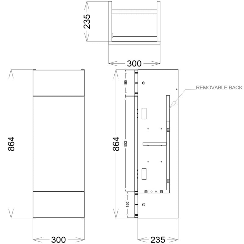 Synergy Blend 300Mm Compact Base Unit (SY-BLE30BUCMW & SY-BLE10CCG)