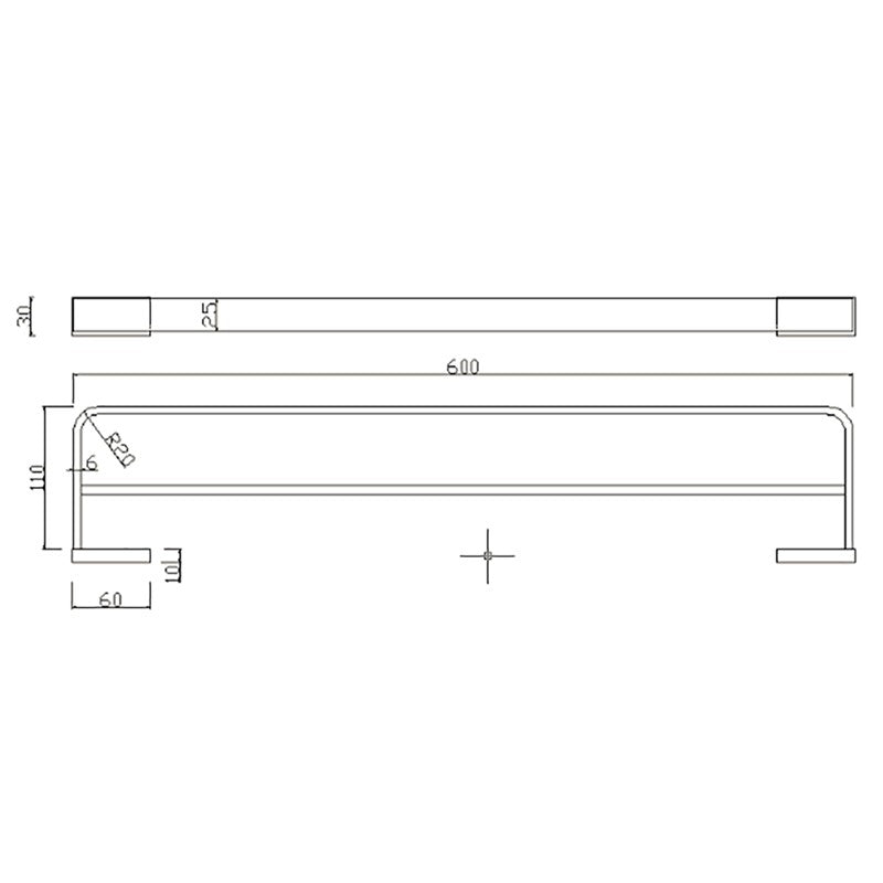 Synergy Stella Double Towel Bar (SY-DXB40BB)