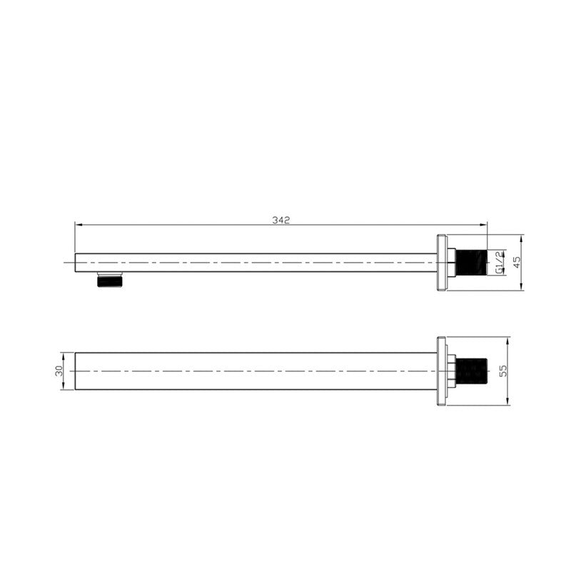 Synergy Lea Concealed Shower Set (SY-CVQ02K & SY-SA02K & SY-SHD2525BK)