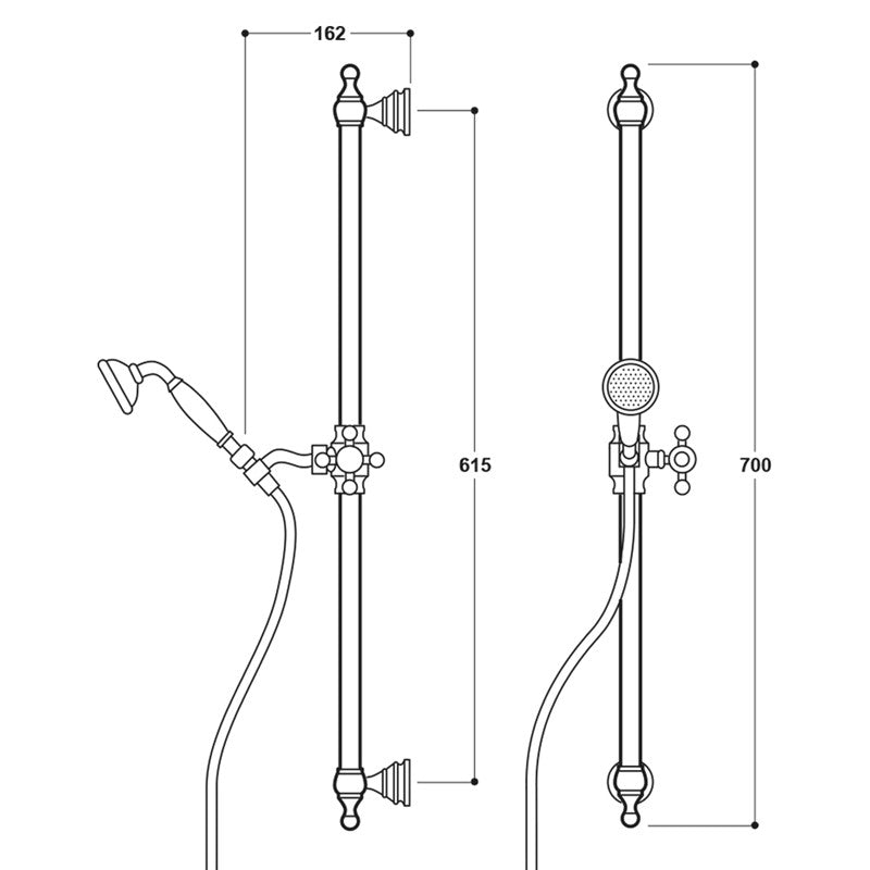 Synergy Avon Exposed Shower Set (SY-SR07 & SY-W79)