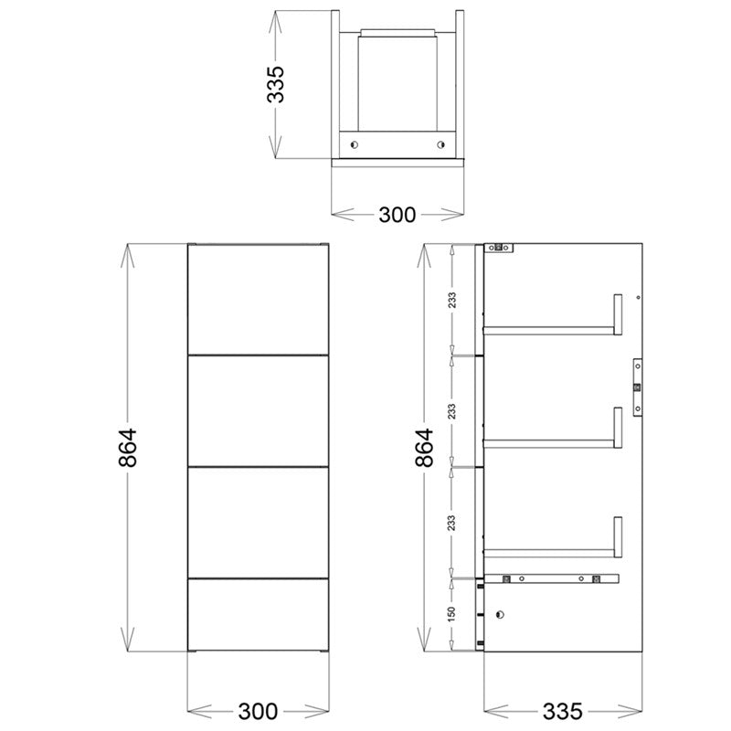 Synergy Blend 400Mm Full Depth Base Unit Copy (SY-BLE30DFDMW & SY-BLE10FDLM)
