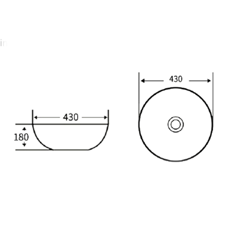 Coracle Countertop Basin (SY-FLU08)