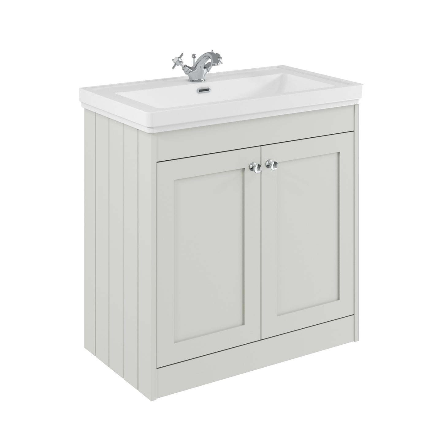 Henbury 800mm 2 Door Floor Standing Vanity Unit by Synergy