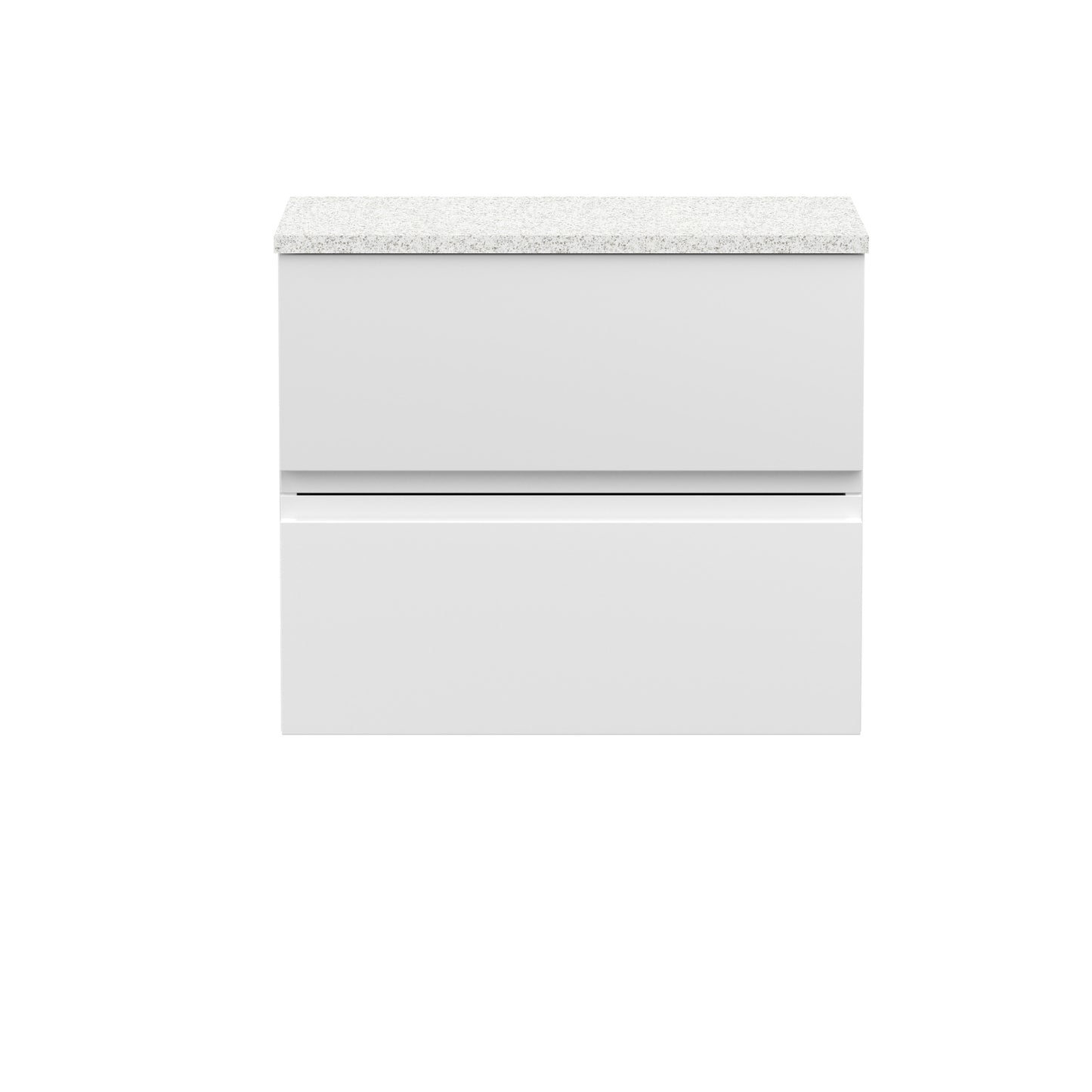 Hudson Reed Urban 600mm Wall Hung 2-Drawer Vanity Unit With Laminate Worktop