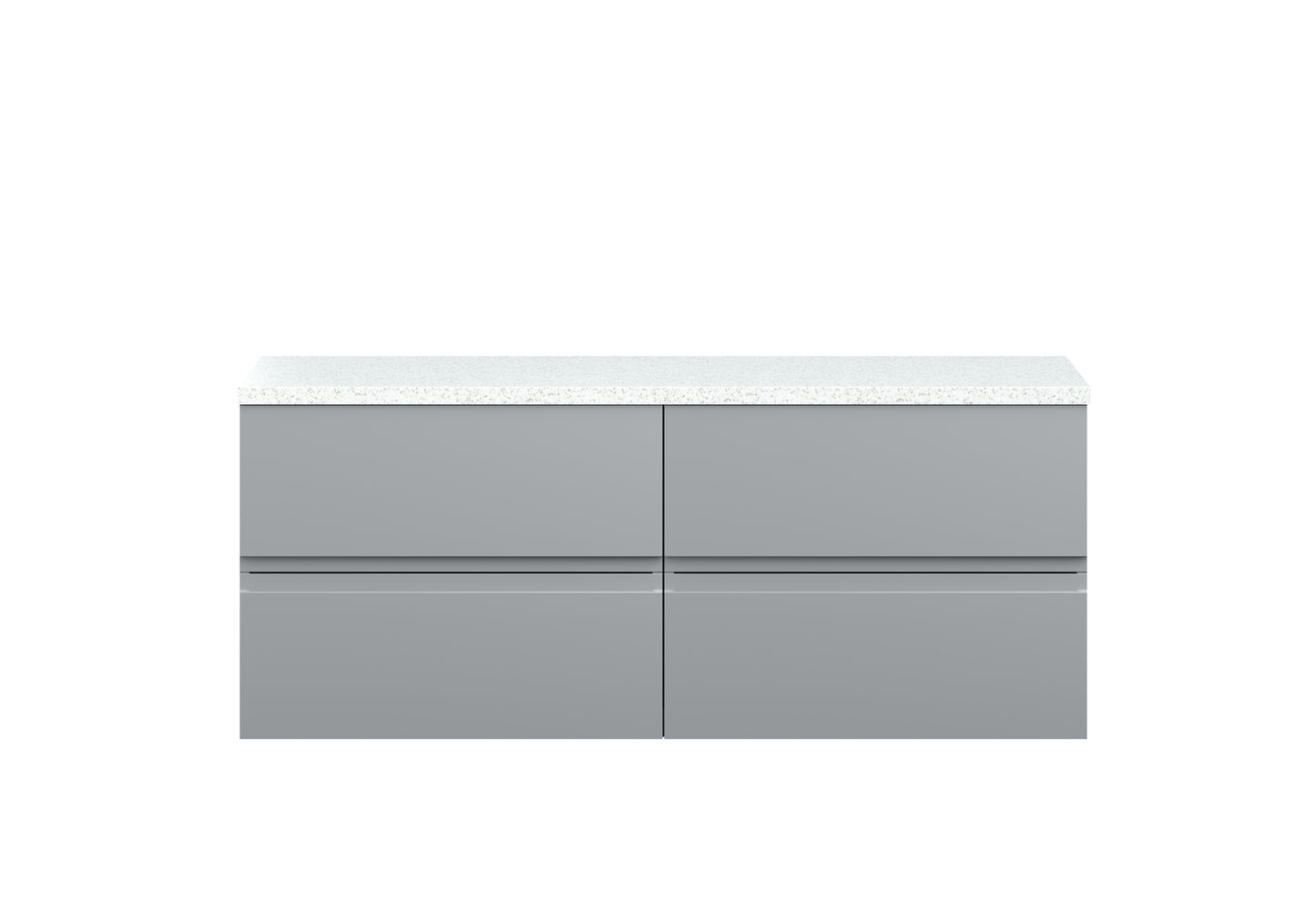 Hudson Reed Urban 1200mm Wall Hung 4-Drawer Unit With Laminate Worktop