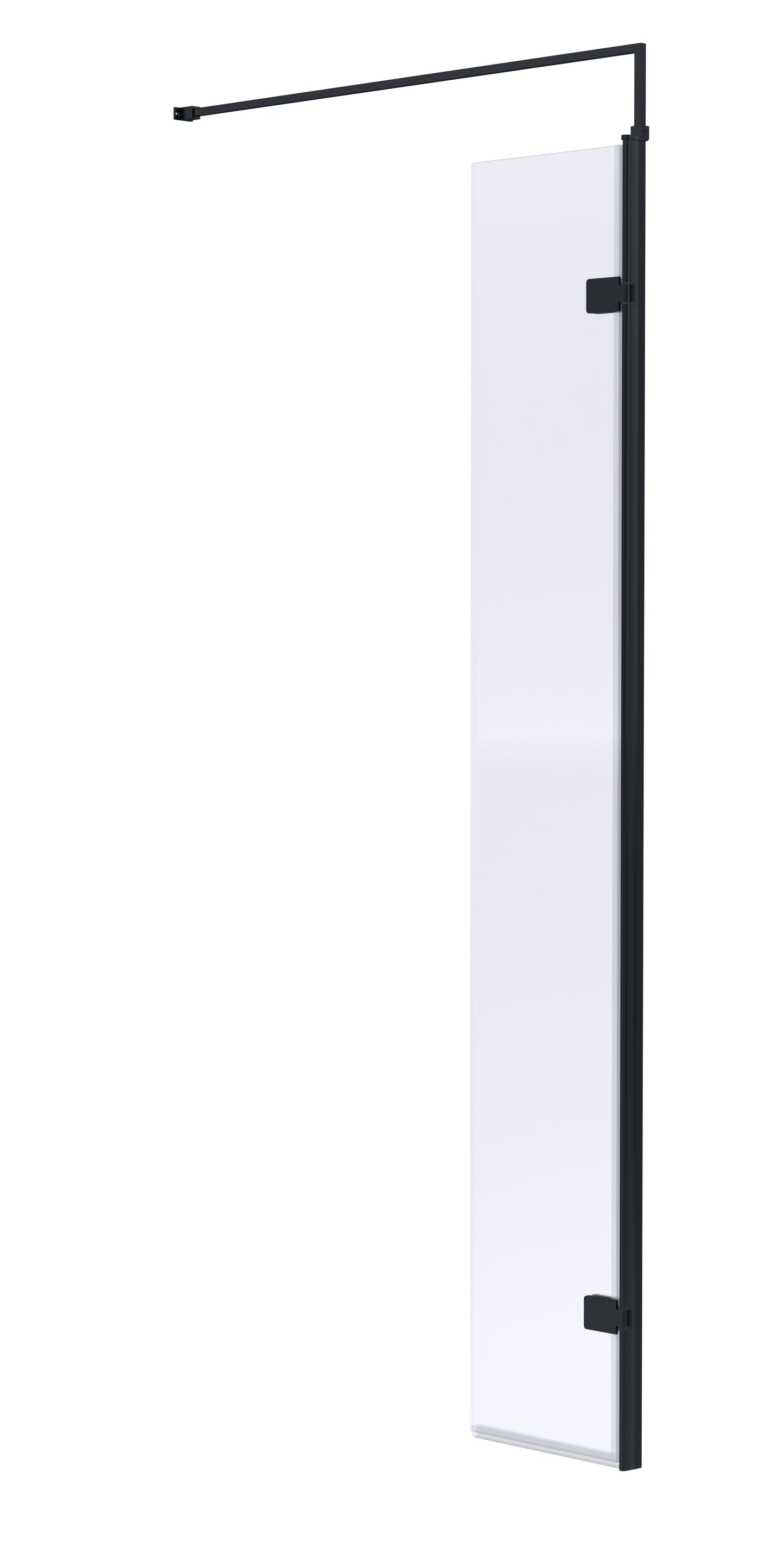 Synergy 300mm Wetroom Swing Screen - Matt Black