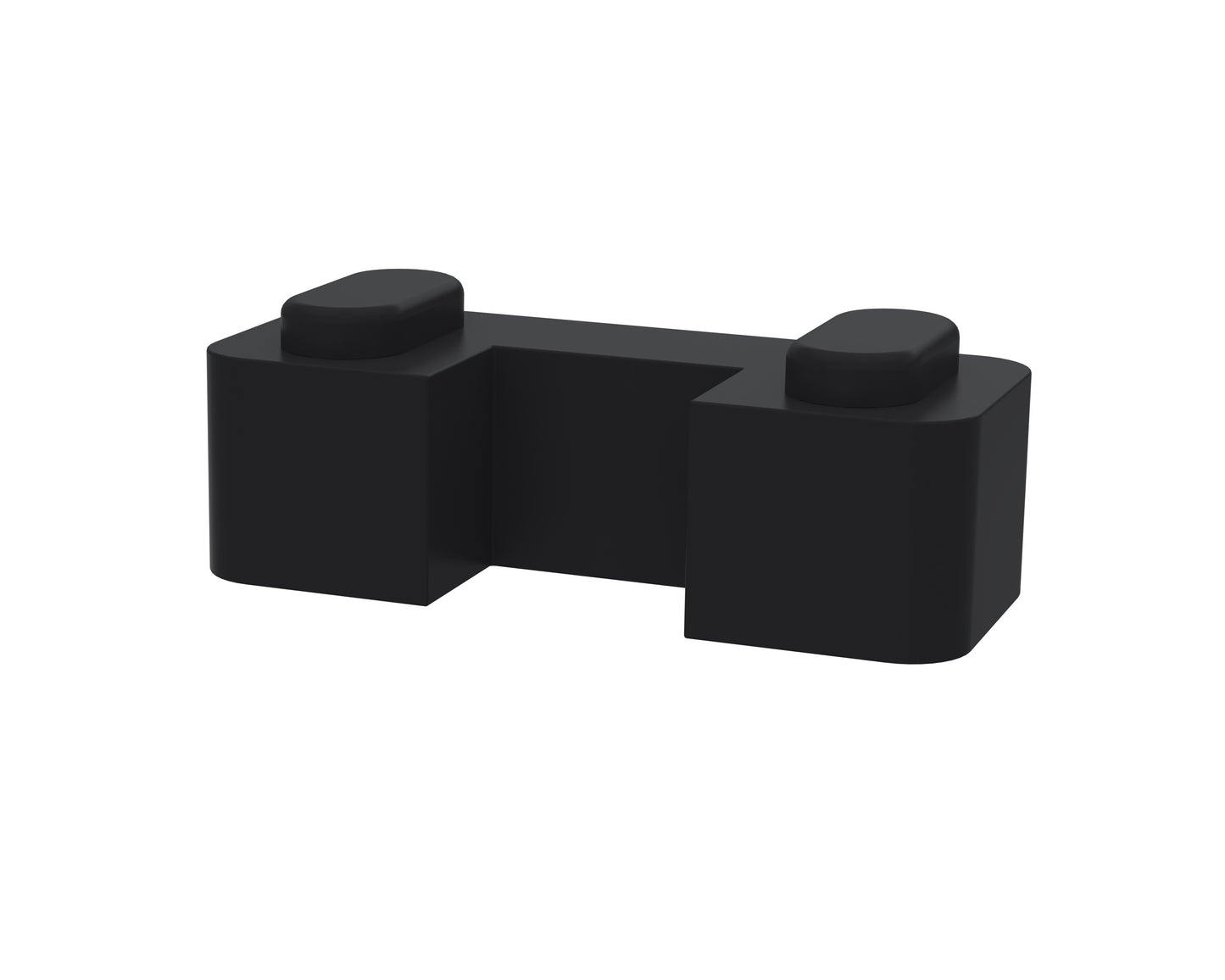 Synergy Wetroom Screen Support Foot - Black