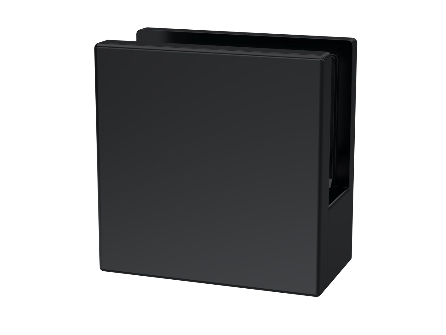 Synergy Screen Support Foot & Wall Bracket - Matt Black