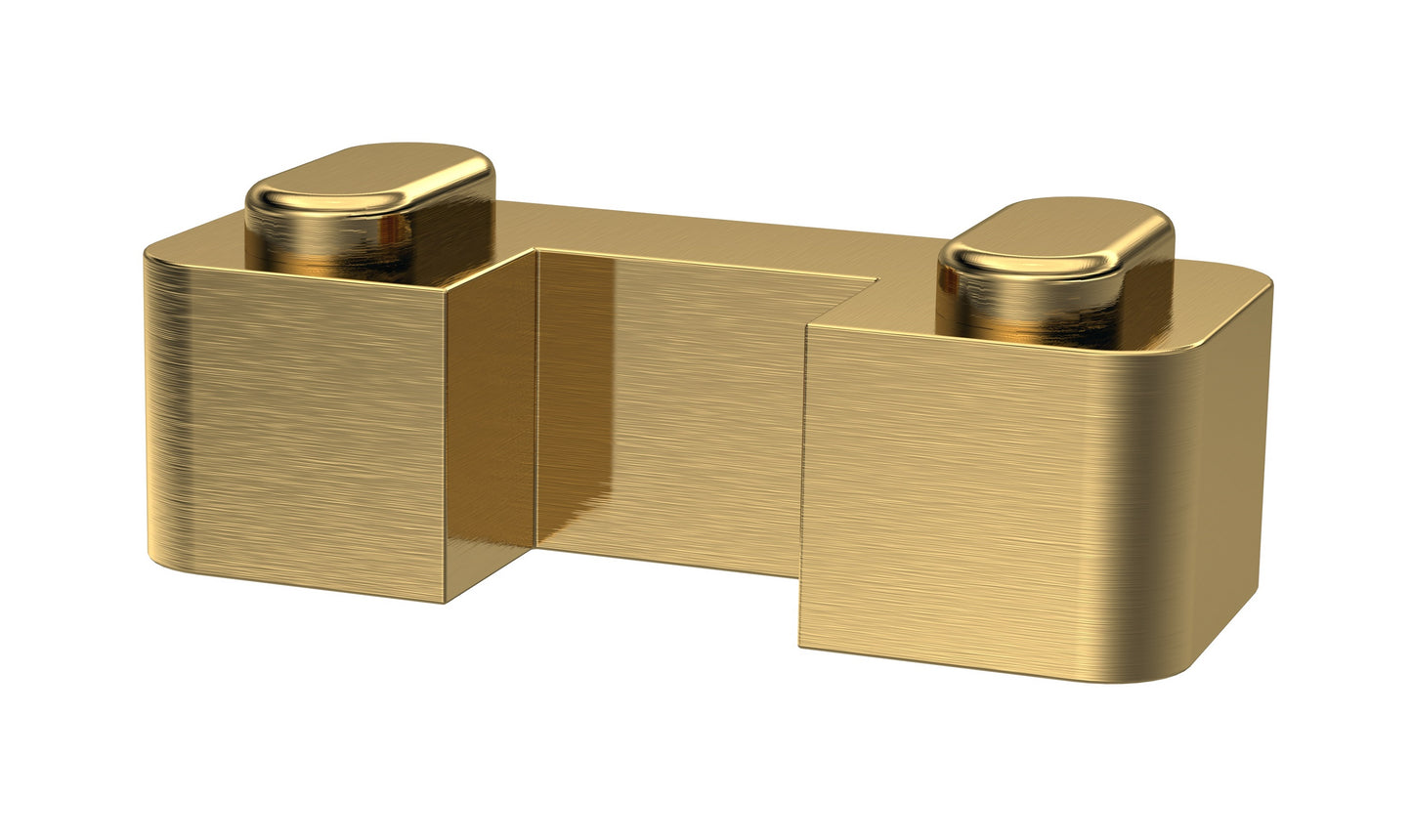 Synergy Screen Retainer Support Foot - Brushed Brass