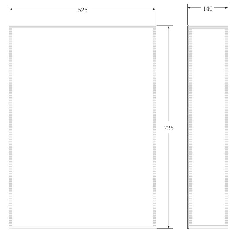 Synergy Berg Mirror Cabinet With Infra Red Switch (SY-AC-14N)