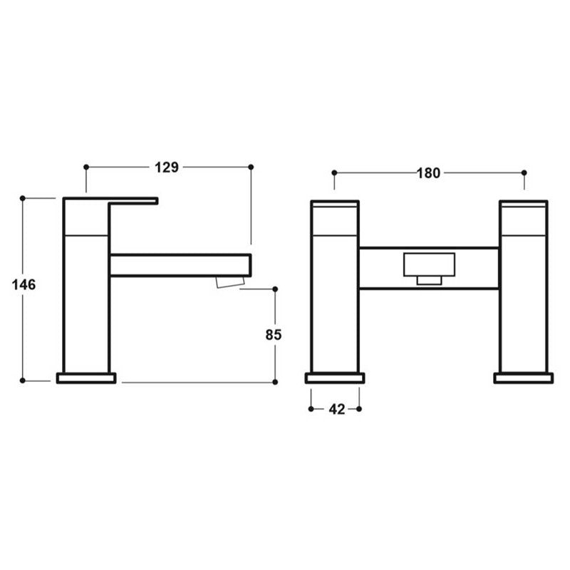 Synergy Studio Eb Bath Filler (SY-EB03-N)