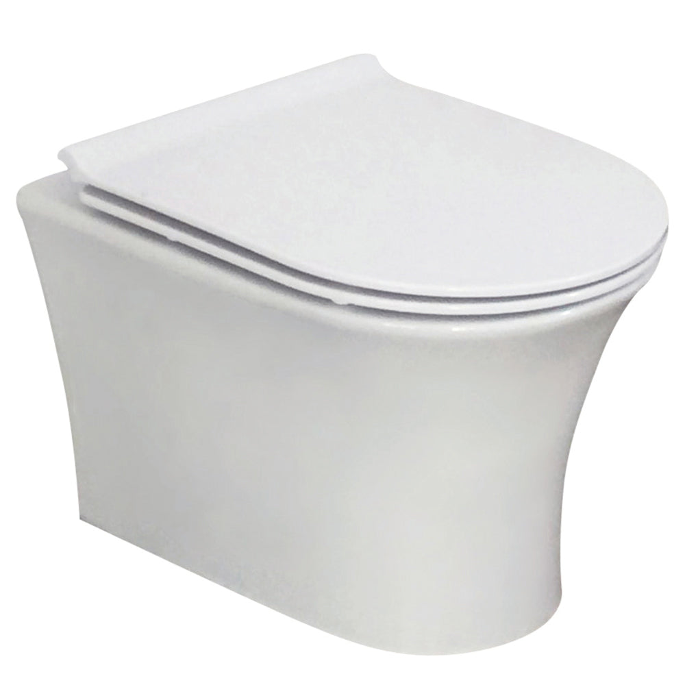 Synergy Fluid 360Mm Rimless Wall Hung Pan (SY-FLU04 & SY-FLU08 & ARL-CYCWHF800)