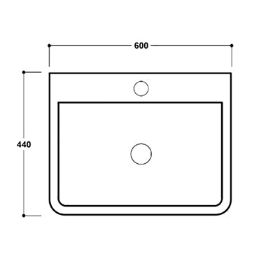 Henbury 600Mm Floor Vanity Unit (SY-HEN12-CW & SY-HEN23)