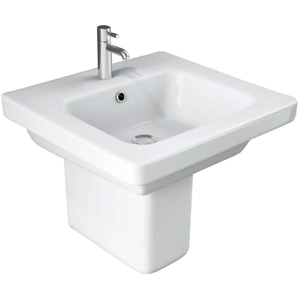 Synergy Marbella 650Mm 1 Tap Hole Basin (SY-MARB14 & SY-MARB03)