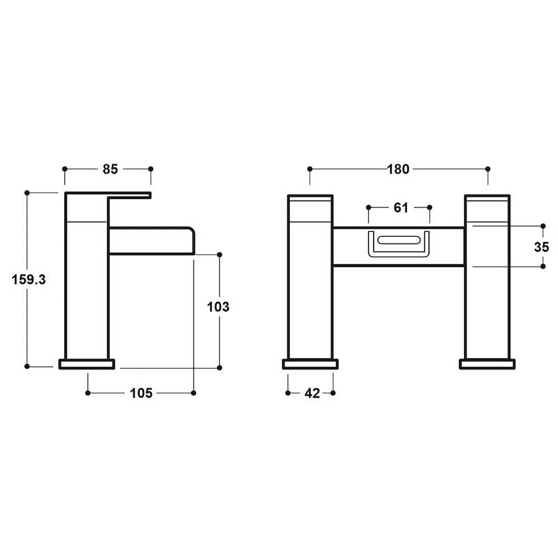 Synergy Studio Z Bath Filler (SY-Z03-N)