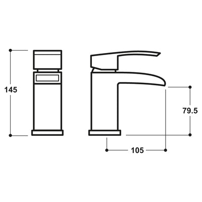 Synergy Studio Hc Basin Mixer (SY-HC05-N)