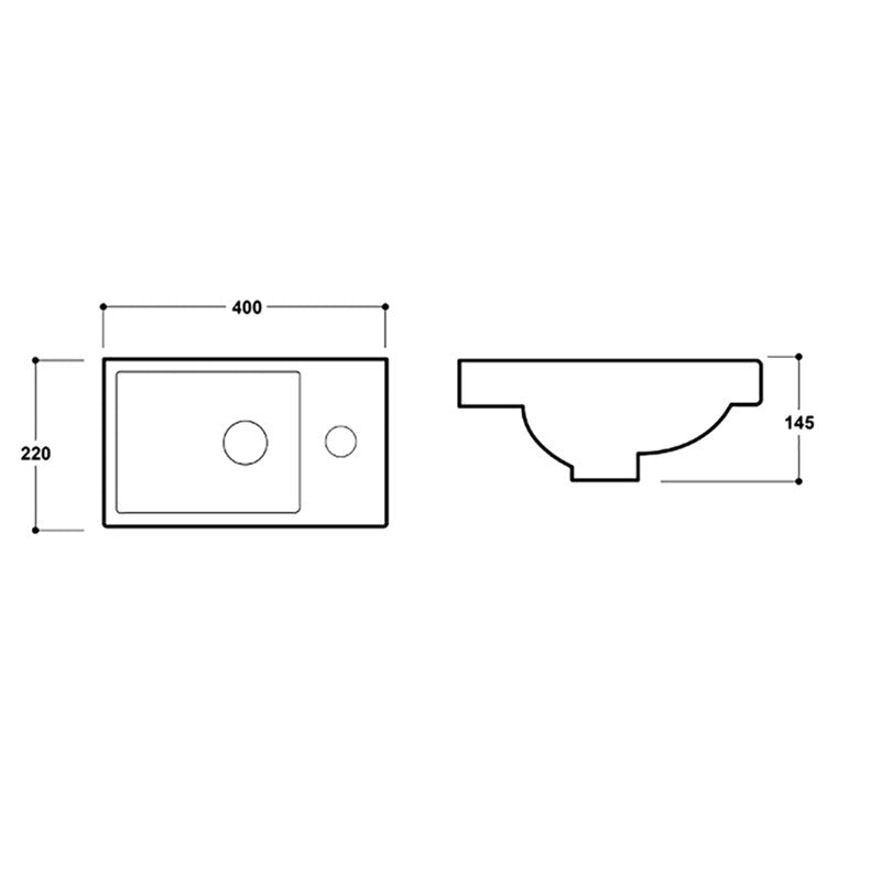Henbury 400Mm Floor Vanity Unit (SY-HEN11-CW & SY-HEN21)