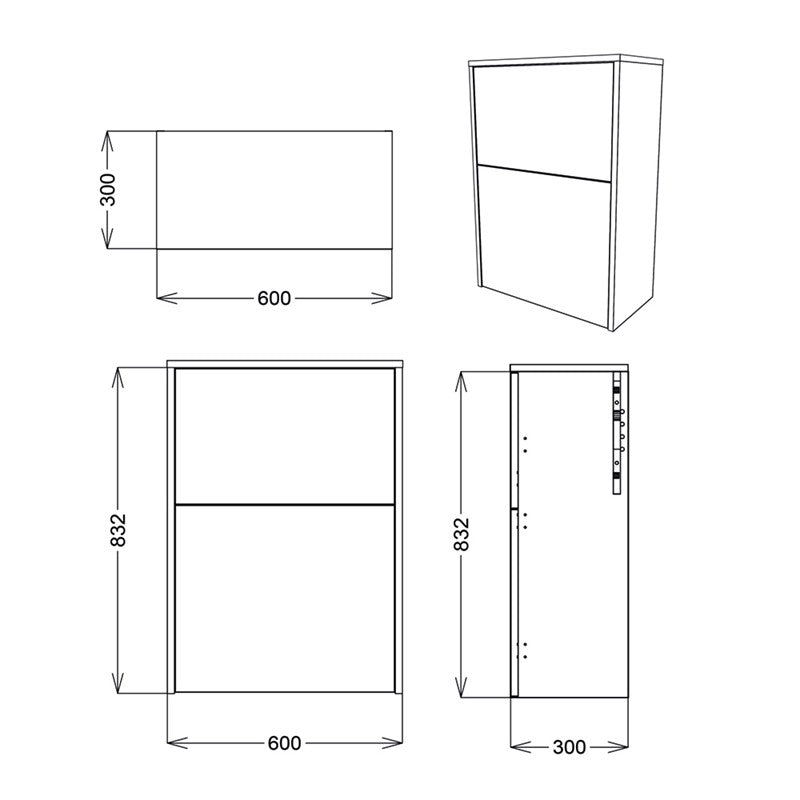 Craft 600Mm Wc Unit (SY-CRA04-CL)