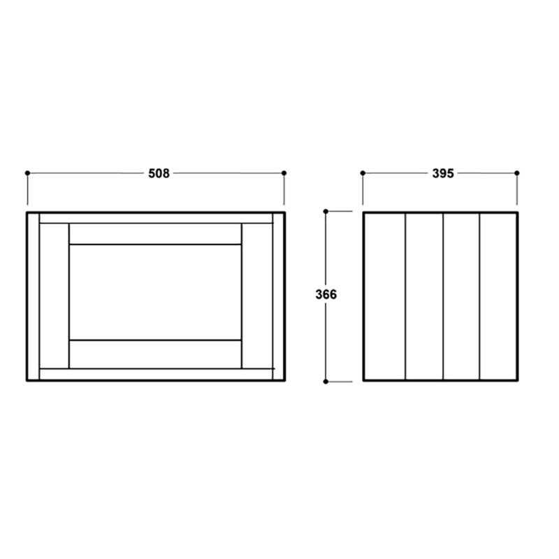Henbury 600Mm Wall Vanity Unit (SY-HEN16-CW)