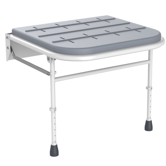 Arley Grey Shower Seat With Legs