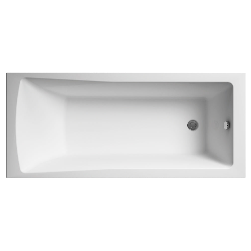 Arley Blanc 1700mm Square Single Ended Bath