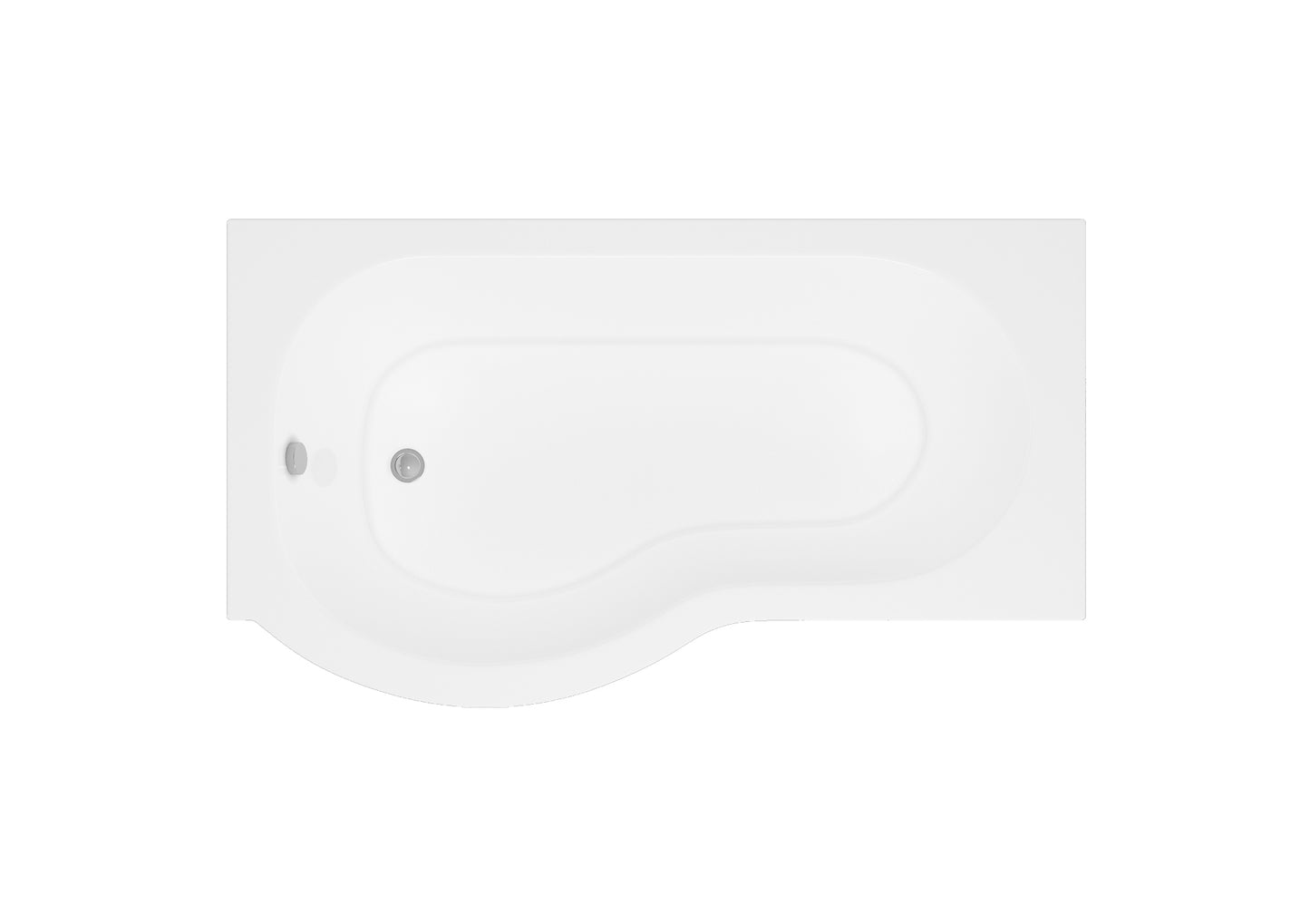 1500mm Left Handed P-Bath & Side Panel