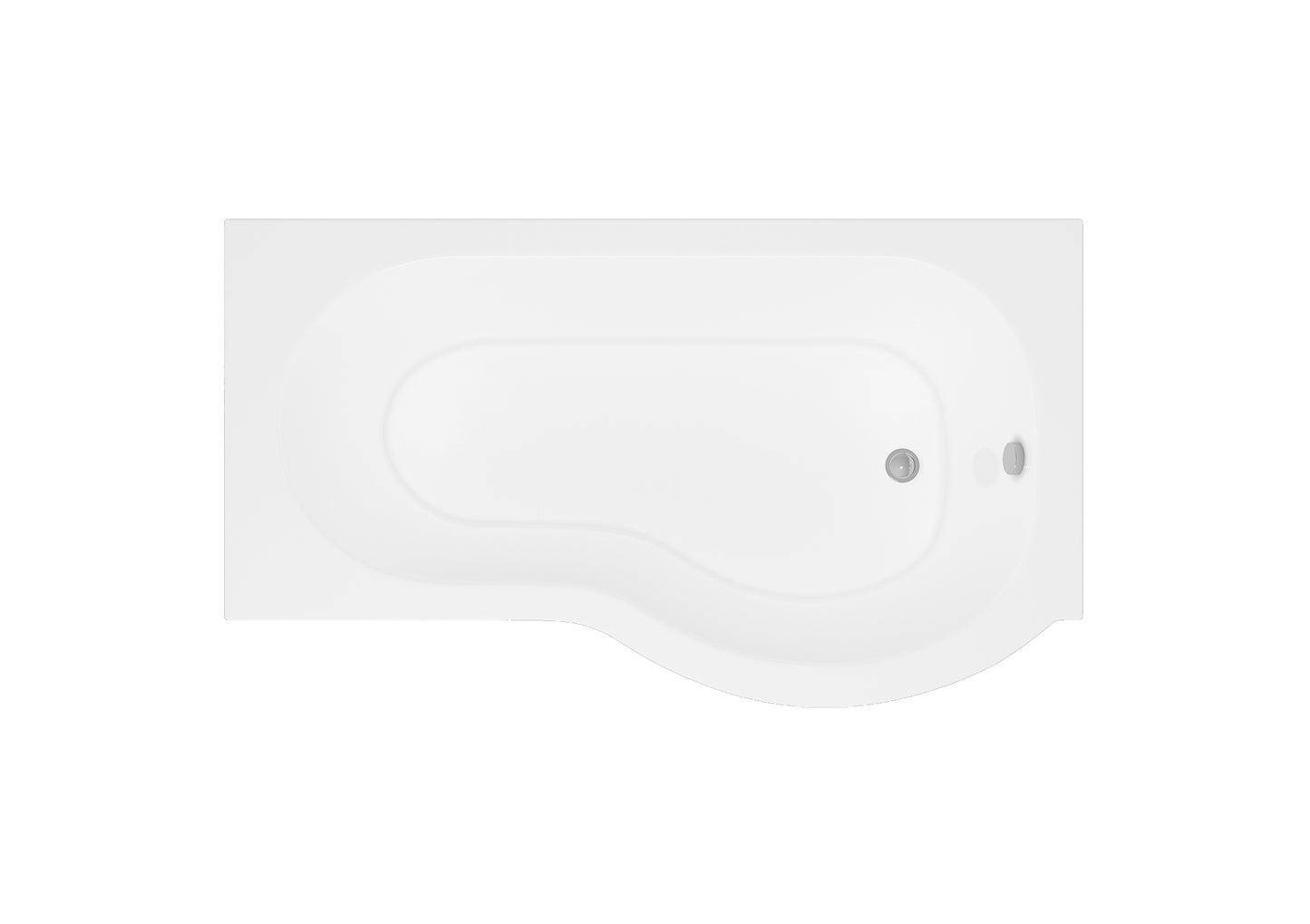 1500mm Right Handed P-Bath & Side Panel