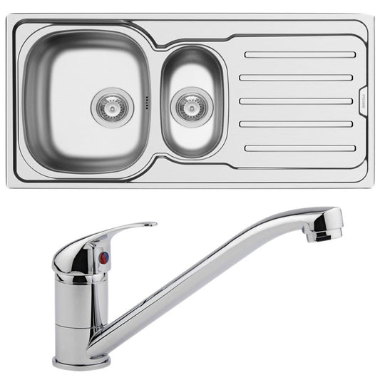 Arley 1000 x 500mm Kitchen Sink & Tap Pack