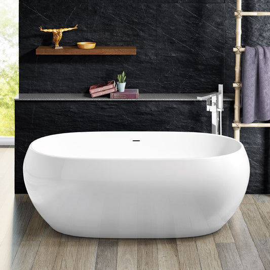 Pebble Modern Double Ended Freestanding Bath (SY-FSB308)