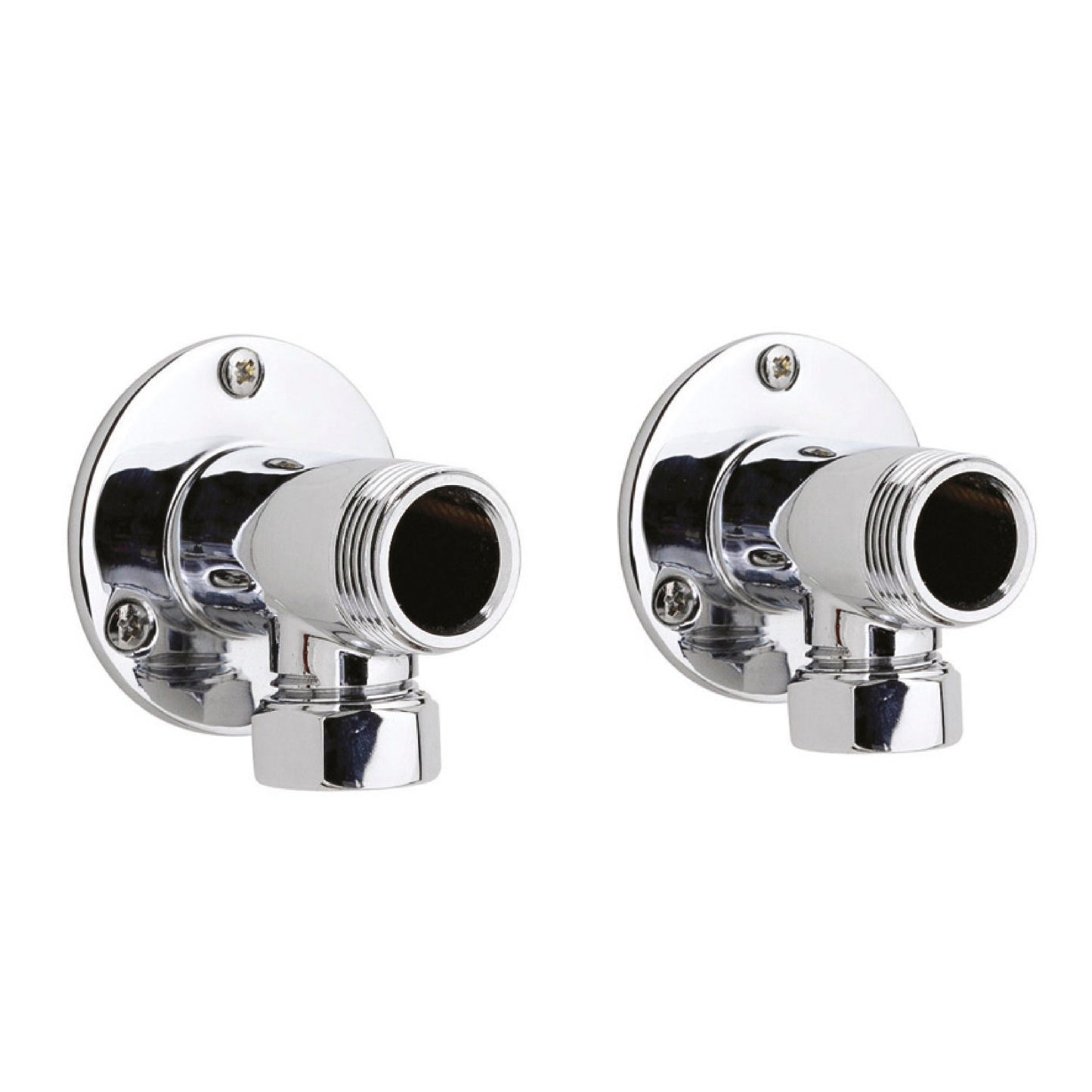 Bar Showers Backplate Elbow Unions