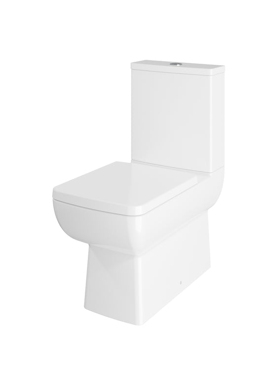 Ettore Flush To Wall Pan, Cistern & Seat