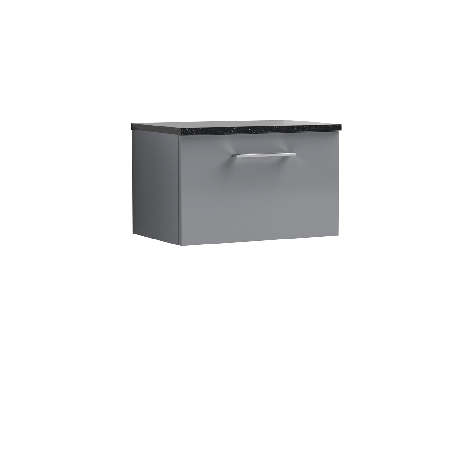 Nuie Arno 600mm 1 Drawer Wall Hung Vanity Unit With Laminate Worktop