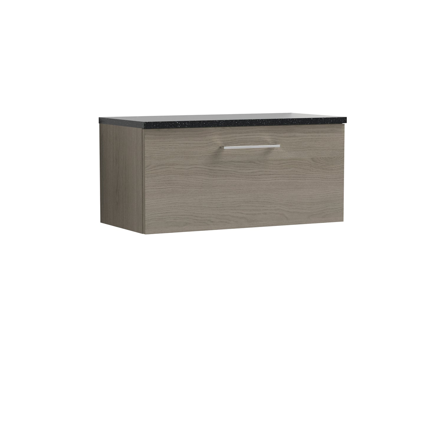 Nuie Arno 800mm Wall Hung 1-Drawer Vanity Unit With Laminate Top